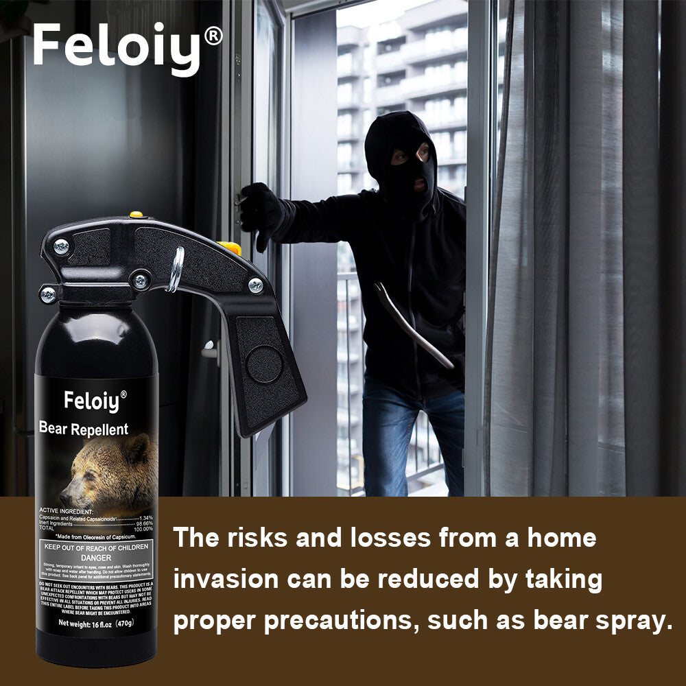 Bear Spray 16 oz - Maximum Strength Self-Defense with Holster