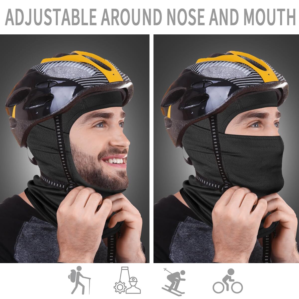 Full Face Mask UV Protection Balaclava for Ski Snowboard Outdoor Sports Men Women