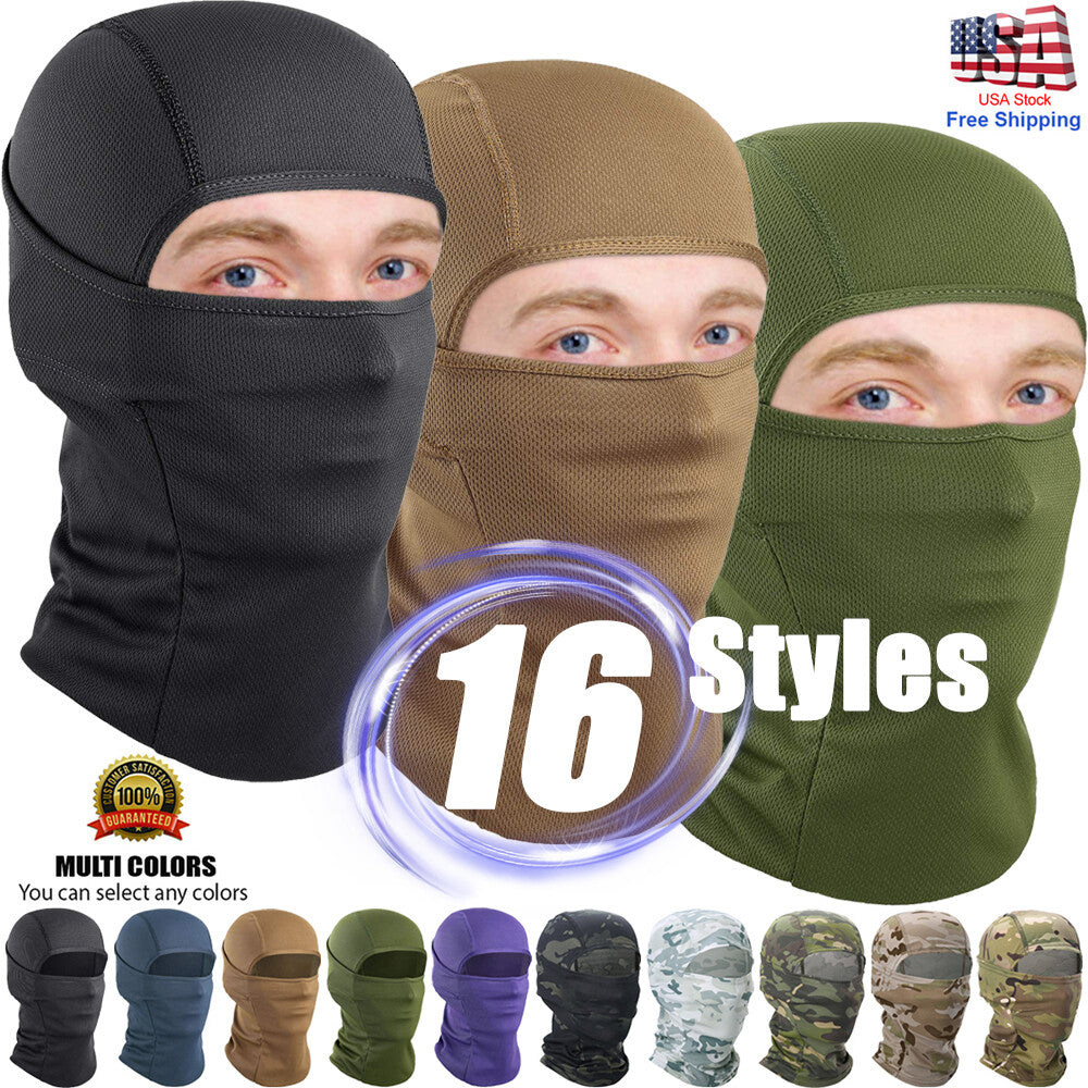 Unisex UV Protection Ski Face Mask for Winter & Summer Outdoor Activities
