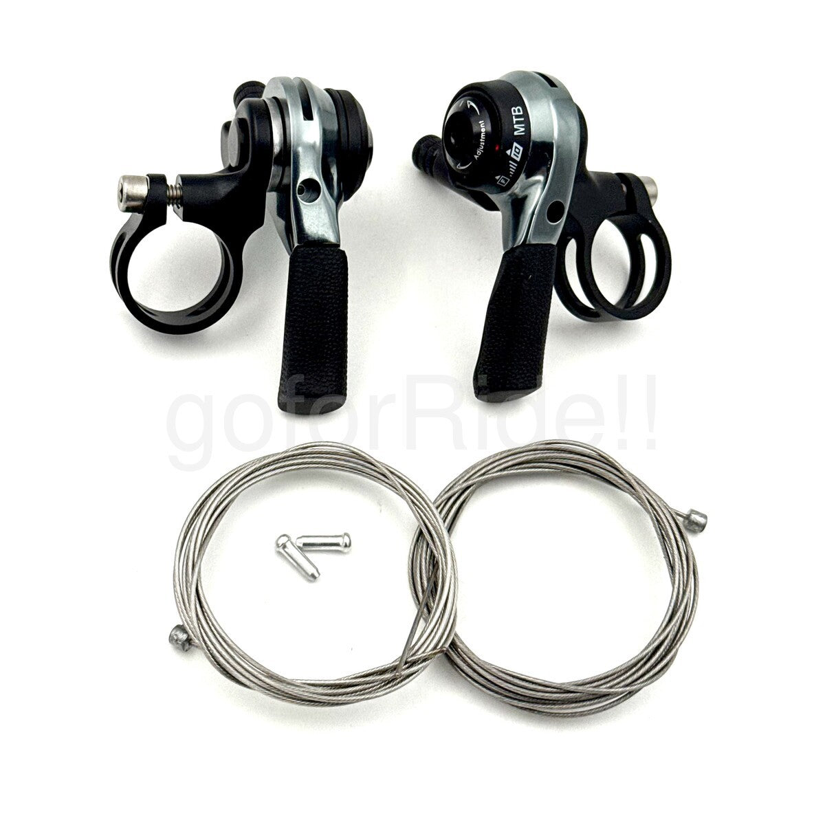 Microshift 2/3x10 Speed MTB Thumb Shifter Pair - Left & Right, 22.2mm Clamp
