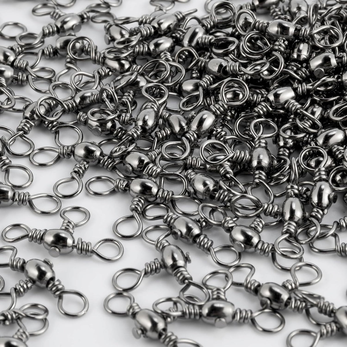 Heavy Duty 30 Pack 3-Way Barrel Swivels for Saltwater & Freshwater Fishing 35-175LB
