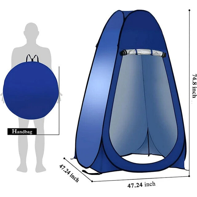 Portable Privacy Shower Tent for Camping & Outdoor Use - Rain Shelter & Changing Room