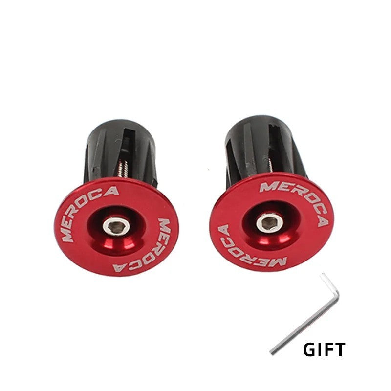 Aluminum Bicycle Handlebar End Plugs MTB Road Bike End Caps - 22-24mm Fit