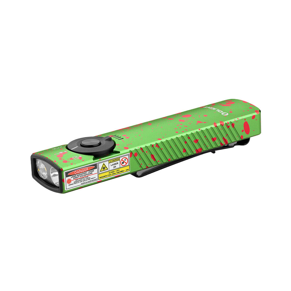 LED Flashlight with UV & Green Laser 1300 Lumens - Portable EDC Light