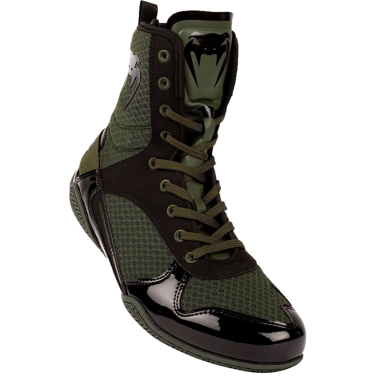 Venum Elite Boxing Shoes Khaki - High-Performance Training Footwear