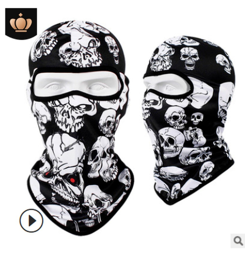 Unisex Full Face Skull Mask Balaclava for Motorcycle & Outdoor Sports