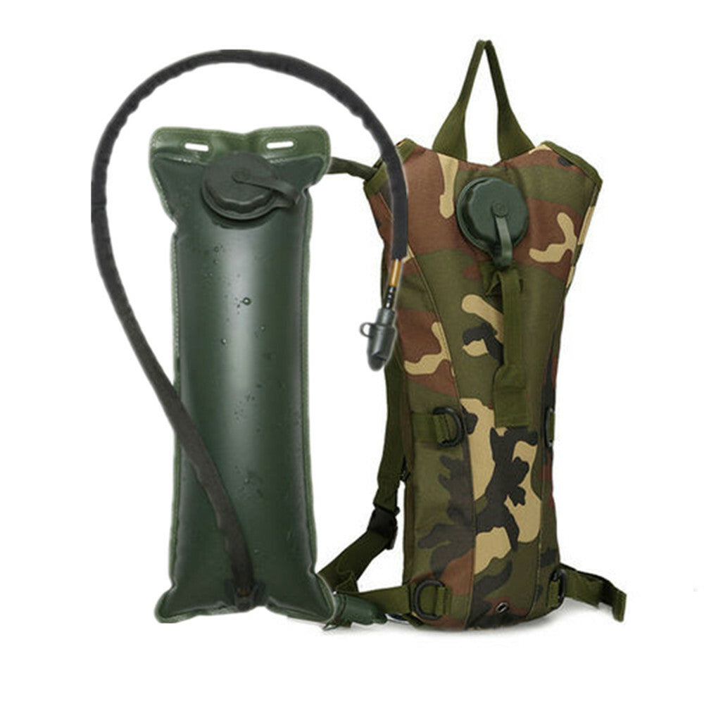 3L Hydration Backpack Water Bladder Bag for Hiking Camping Cycling Outdoor