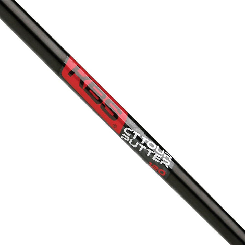 Golf Putter Shaft .370 Parallel Tip 38 Inches 124g Black Matte Stepless Performance