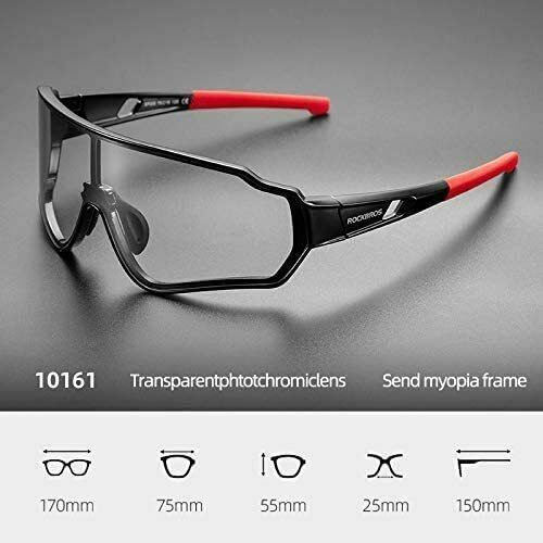 Polarized Cycling Sunglasses Windproof Men's Bike Goggles
