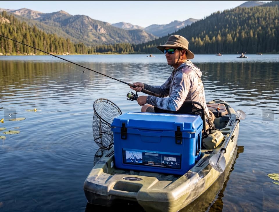 Extra Thick Insulation Camping Cooler - Multiple Sizes Keep Ice Up to 7 Days