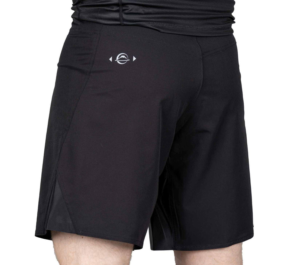 Grappling Fight Board Shorts for MMA BJJ No Gi Competition - Black