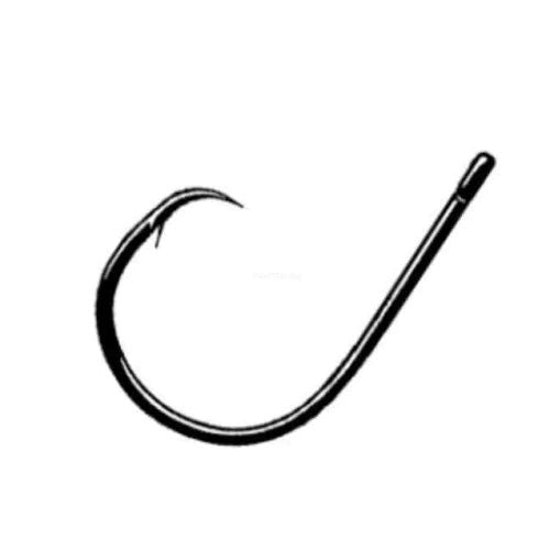 In-Line Circle Fishing Hook - Medium Shank, Sharp Point, Corrosion Resistant