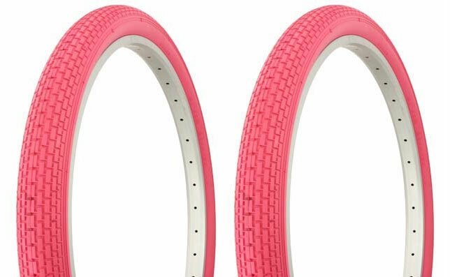 26-Inch Bicycle Tire with Brick Tread - Multiple Colors Available