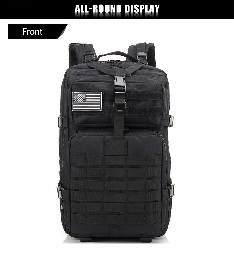 45L Tactical Military Backpack Large Rucksack for Camping Hiking Travel