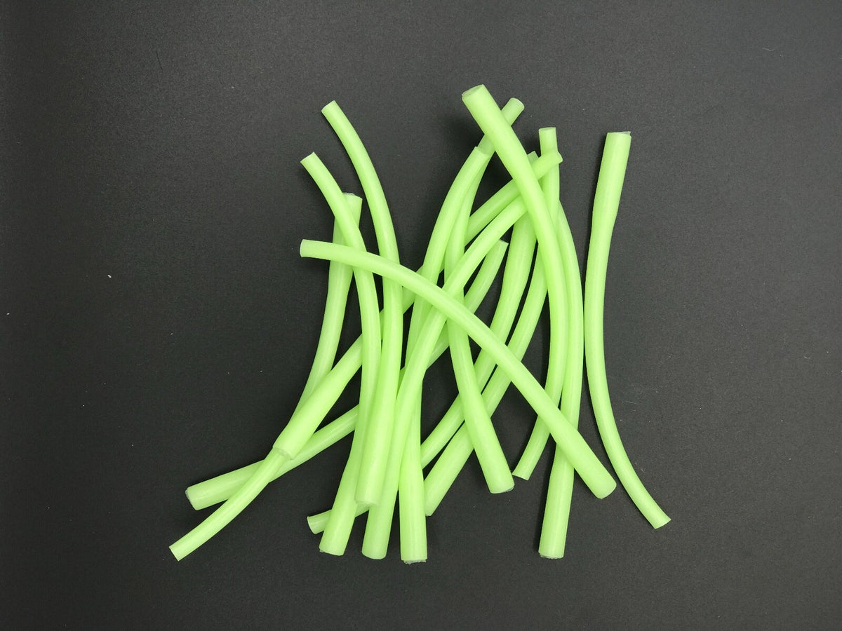 Glow Sleeve Crimp Protectors for Deep Drop Fishing - 3-1/2 Inch, 100 Pack