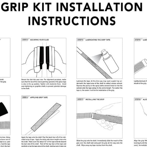 Golf Grip Bundles Standard Core Size 0.600" - Multiple Piece Sets