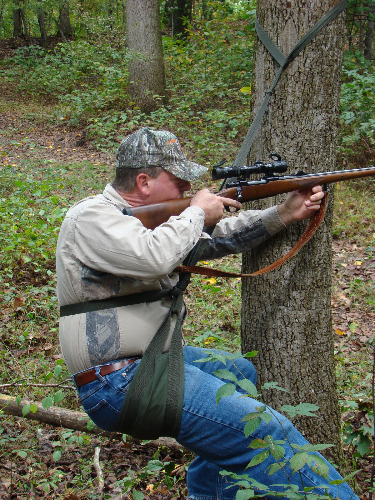 Portable Hunting Tree Seat Sling – Compact Deer Stand & Drag