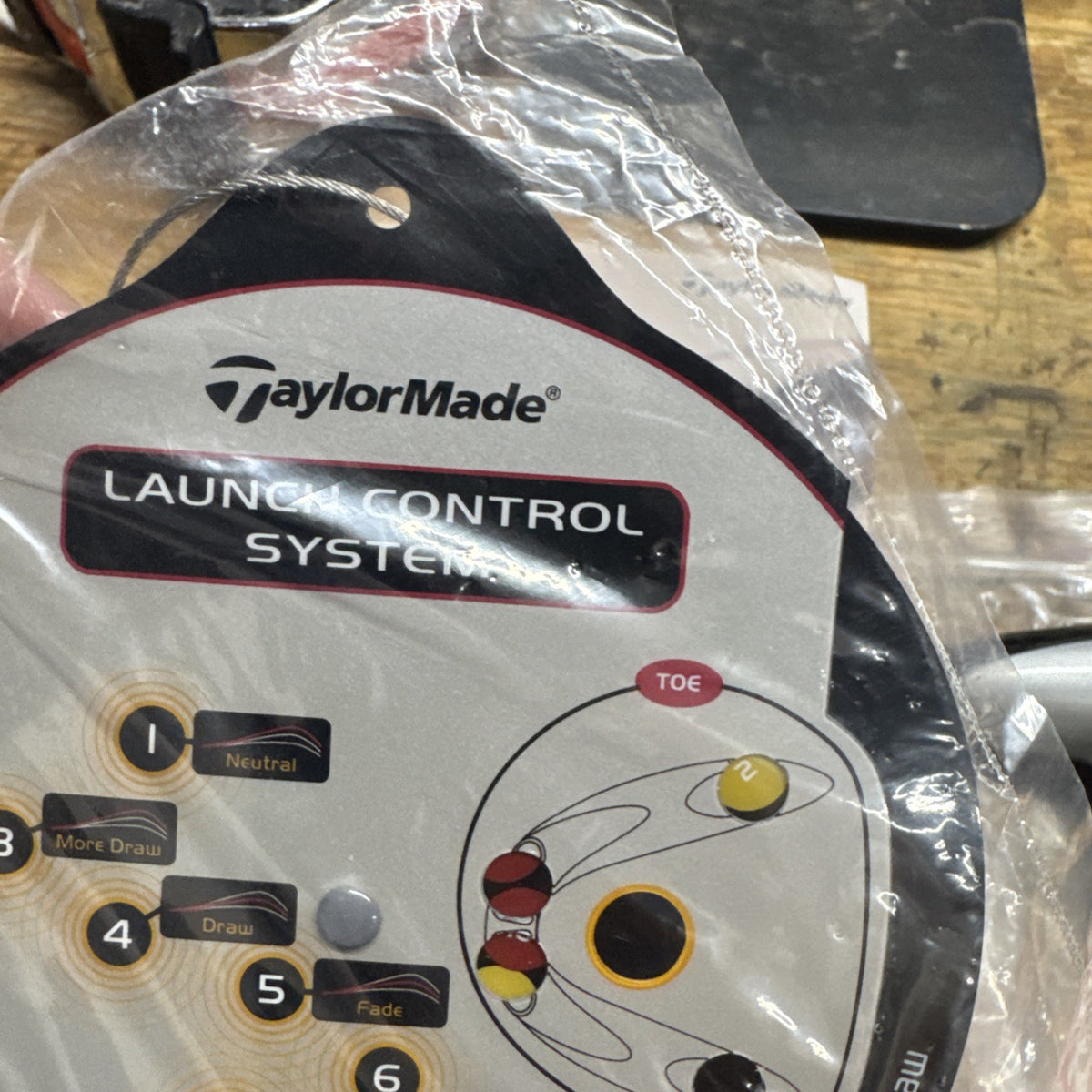 TaylorMade R7 Launch Control System Wheel With Tool & Bag