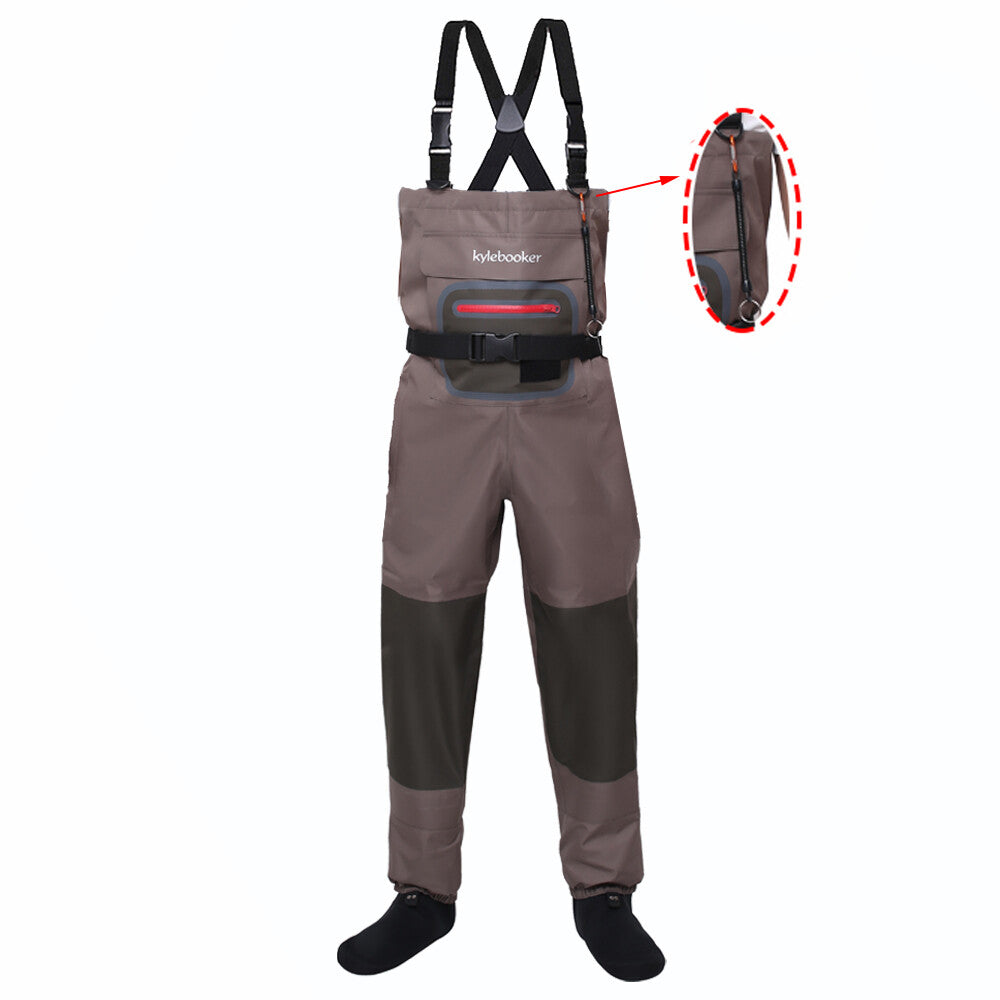 Fly Fishing Chest Waders Breathable Waterproof Stocking Foot Fishing & Hunting Waders