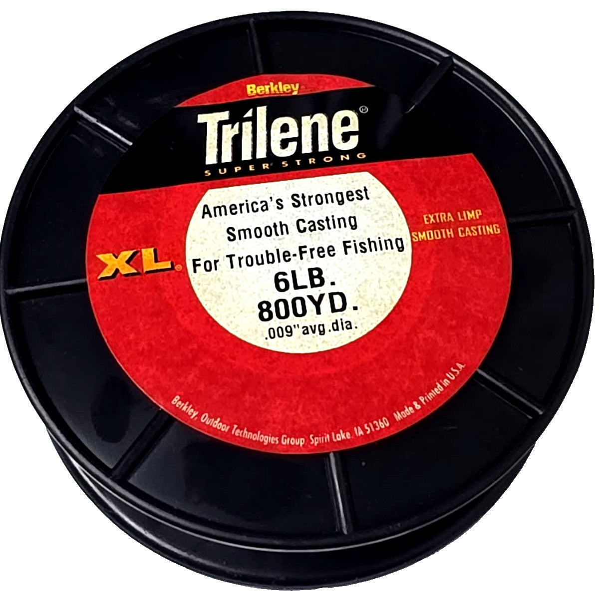 Berkley Trilene Super Strong XL Monofilament Fishing Line 6 lb 880 YDS Clear