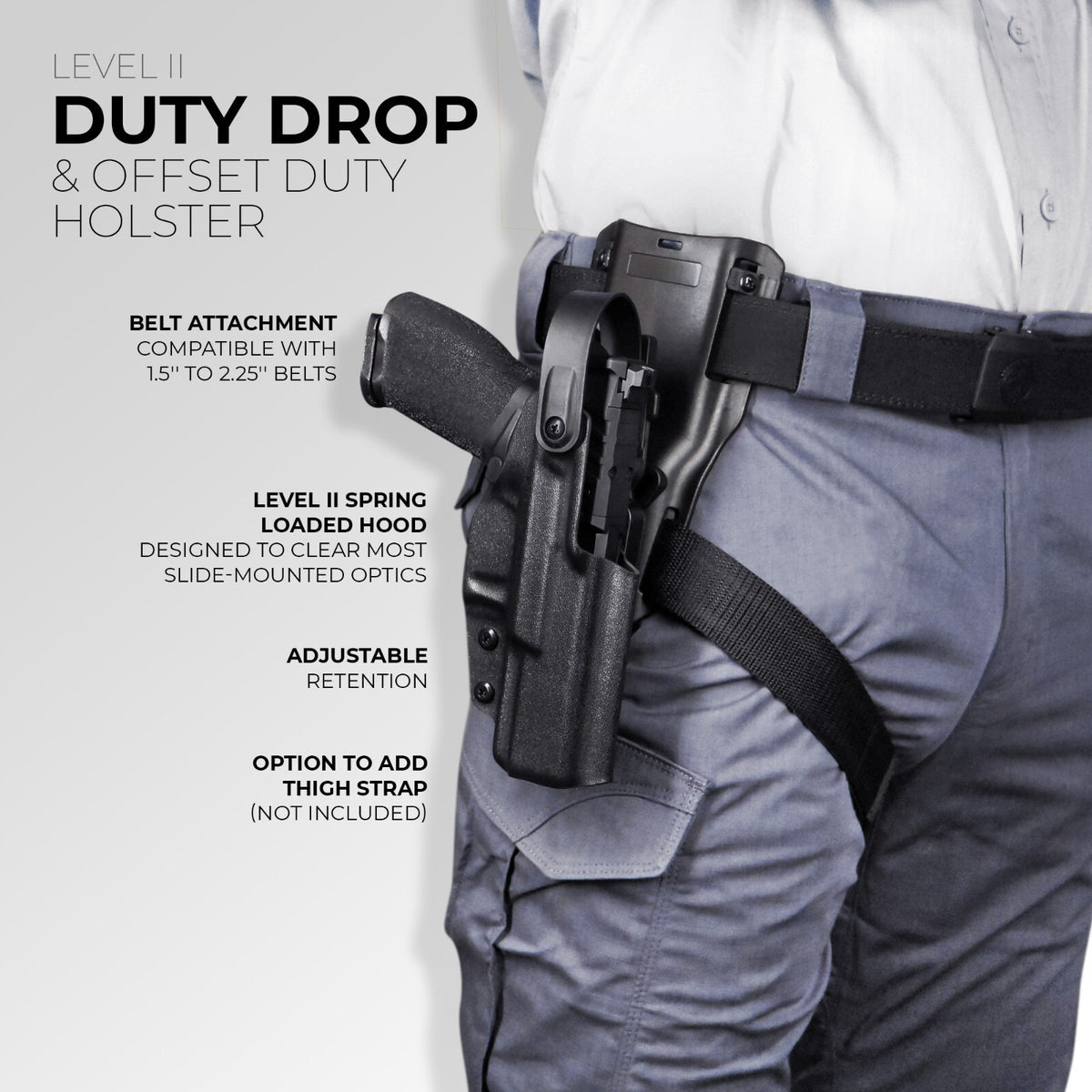 Tactical Drop & Offset Holster for Sig Sauer P320 Full Size with X300