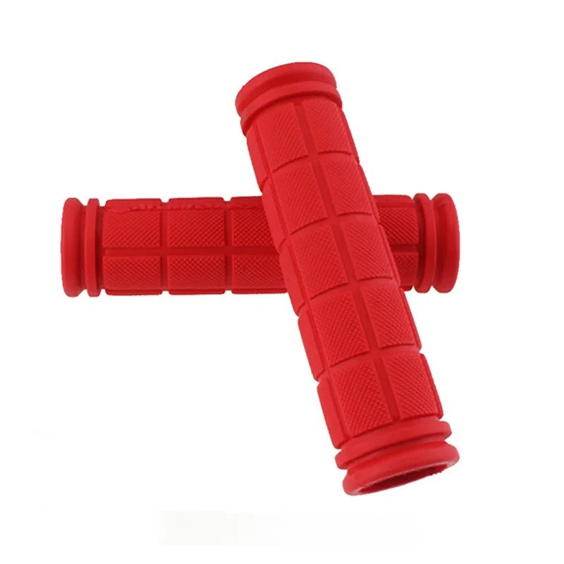 Bike Handlebar Grips Non-Slip Rubber Pair for BMX Mountain & Scooter