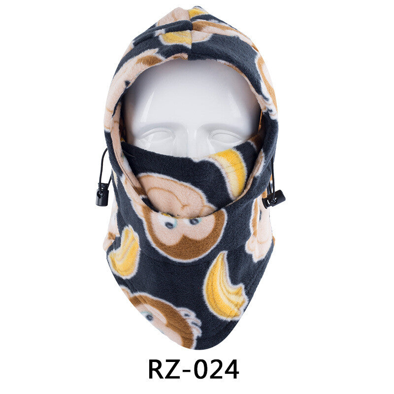 Unisex Winter Balaclava Face Mask with Camo Pattern - Windproof Fleece Hat Hood for Hunting & Skiing