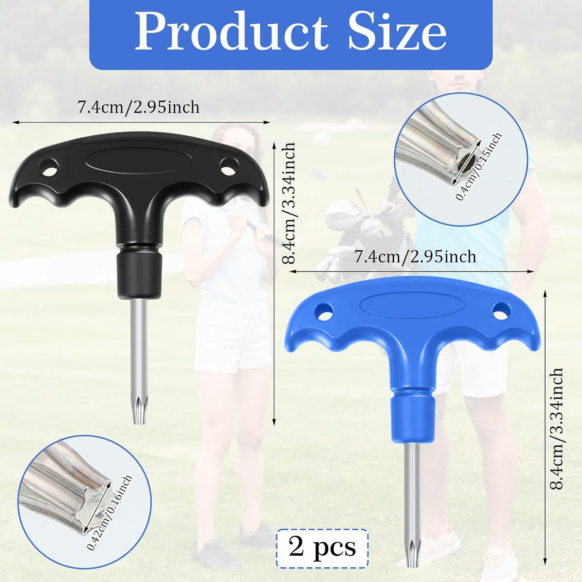 Golf Torque Wrench Tool Set - Stainless Steel Adjustable Golf Club Maintenance