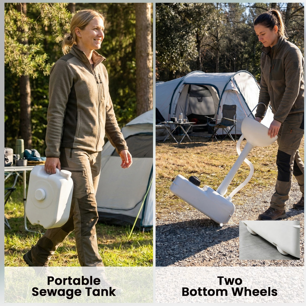 Outdoor Portable Hand Washing Sink with Soap Dispenser and Wheels
