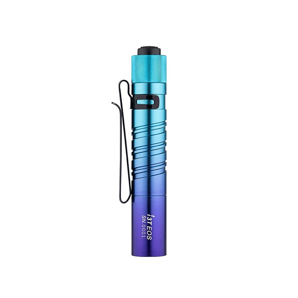 Olight I3T EOS Cyan Indigo Birthday Edition Flashlight 180 Lumens