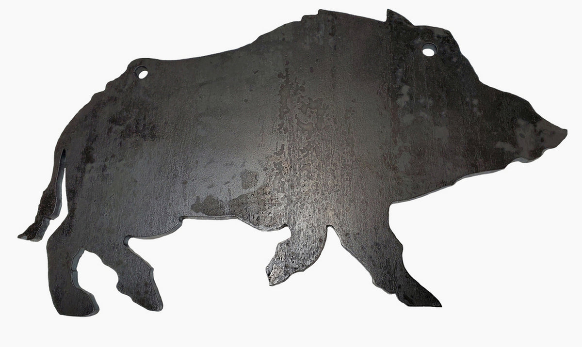 AR500 Steel Shooting Target Boar - Laser Cut Range Target 18x11 inches