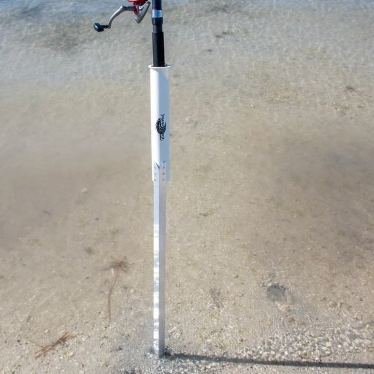 Tsunami 42-Inch Sand Spike Rod Holder - Aluminum & PVC Beach Fishing Gear