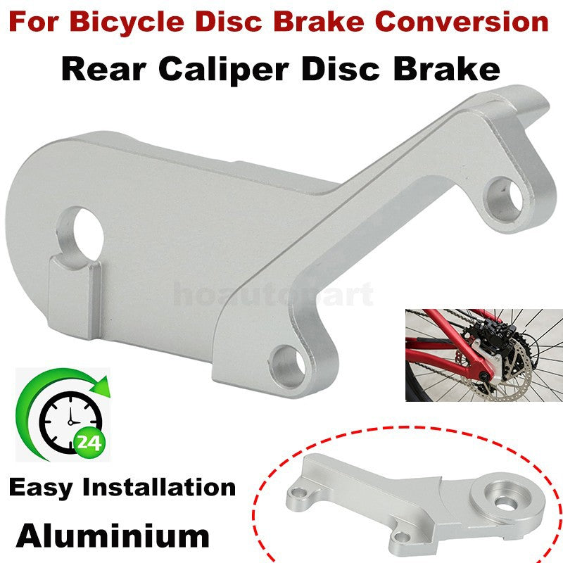 Bicycle Disc Brake Conversion Kit Rear Caliper Aluminum Durable