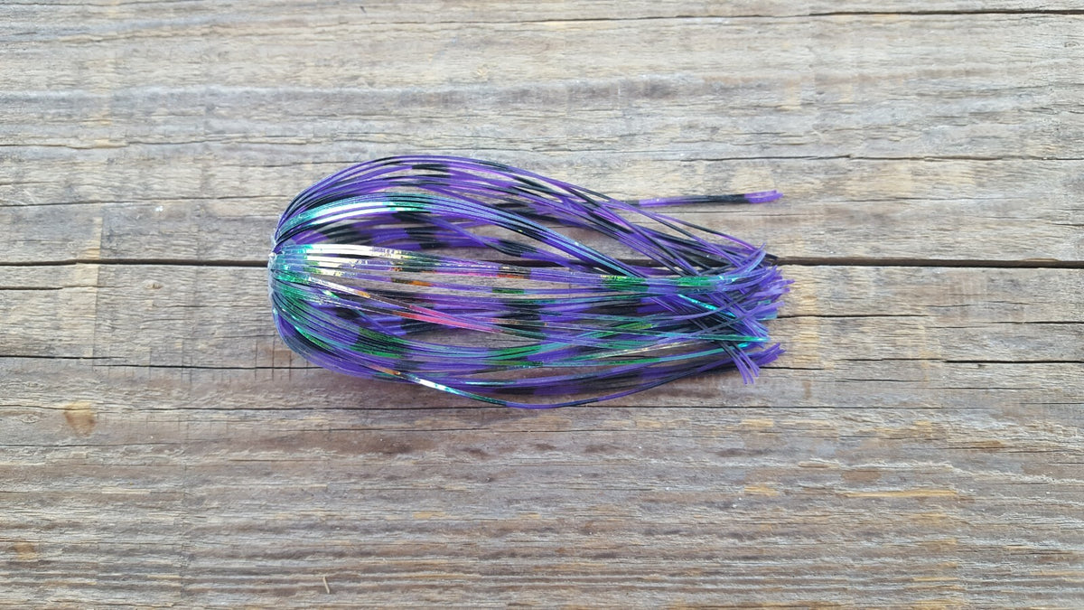 10 Pack Silicone Fishing Skirts 4 Inch for Jigs and Buzzbaits - Multiple Colors