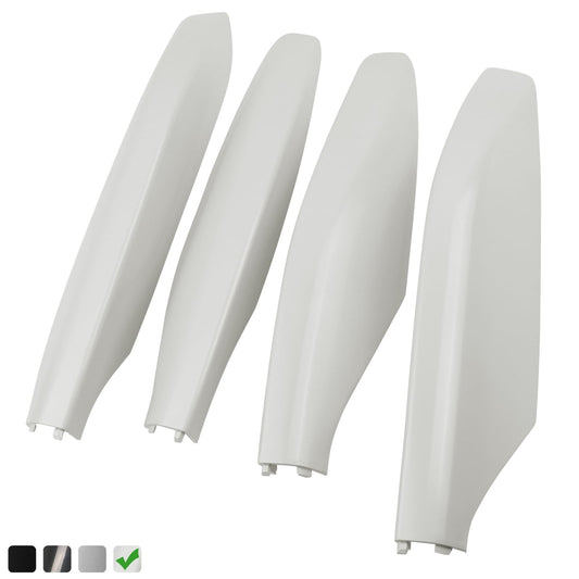 Roof Rack End Cover Shells for Lexus GX470 2003-2009 White Pearl 4pcs