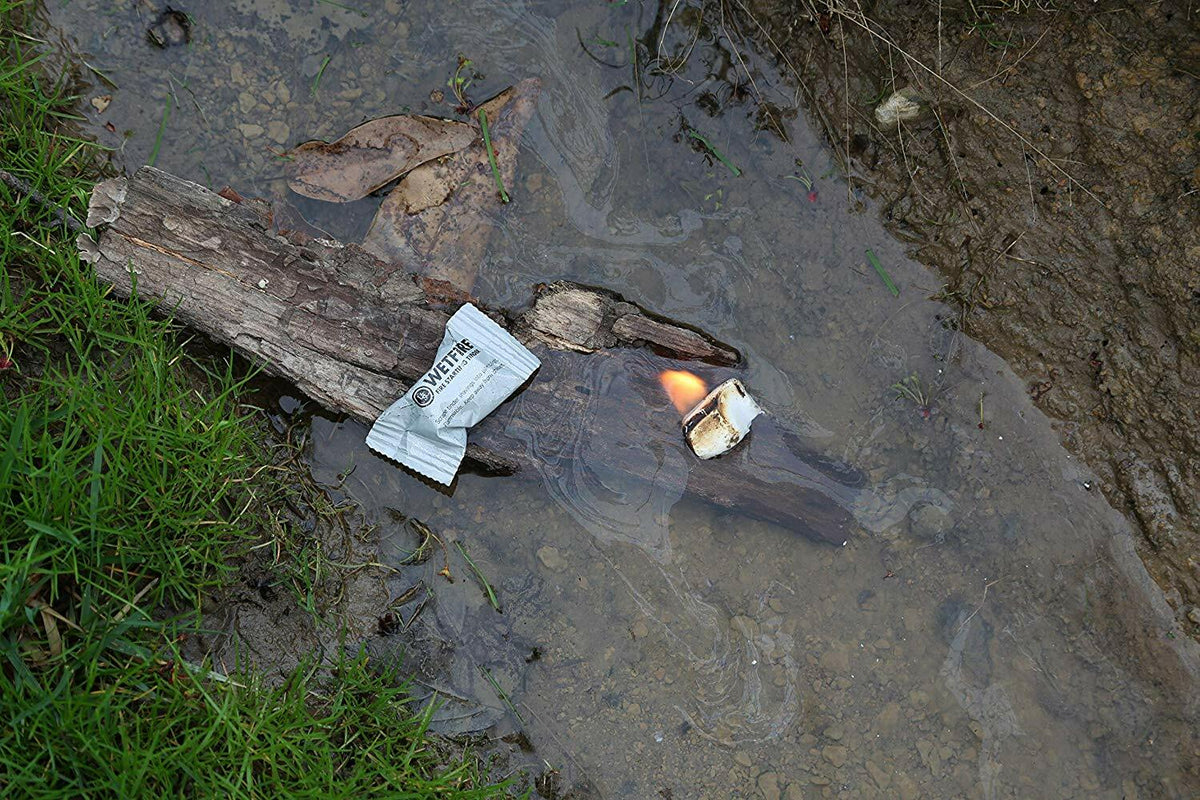 Wetfire Fire Starter Cubes Camping Survival Kit Firewood Igniter