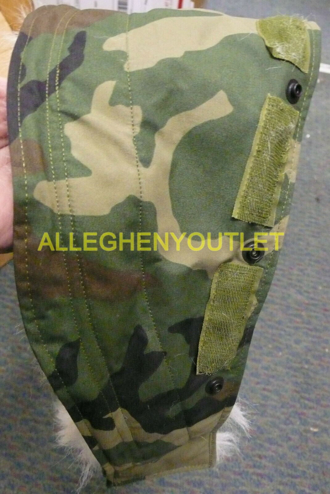Military Fur Ruff Attachment for ECWCS Gore-Tex Parka X-Large