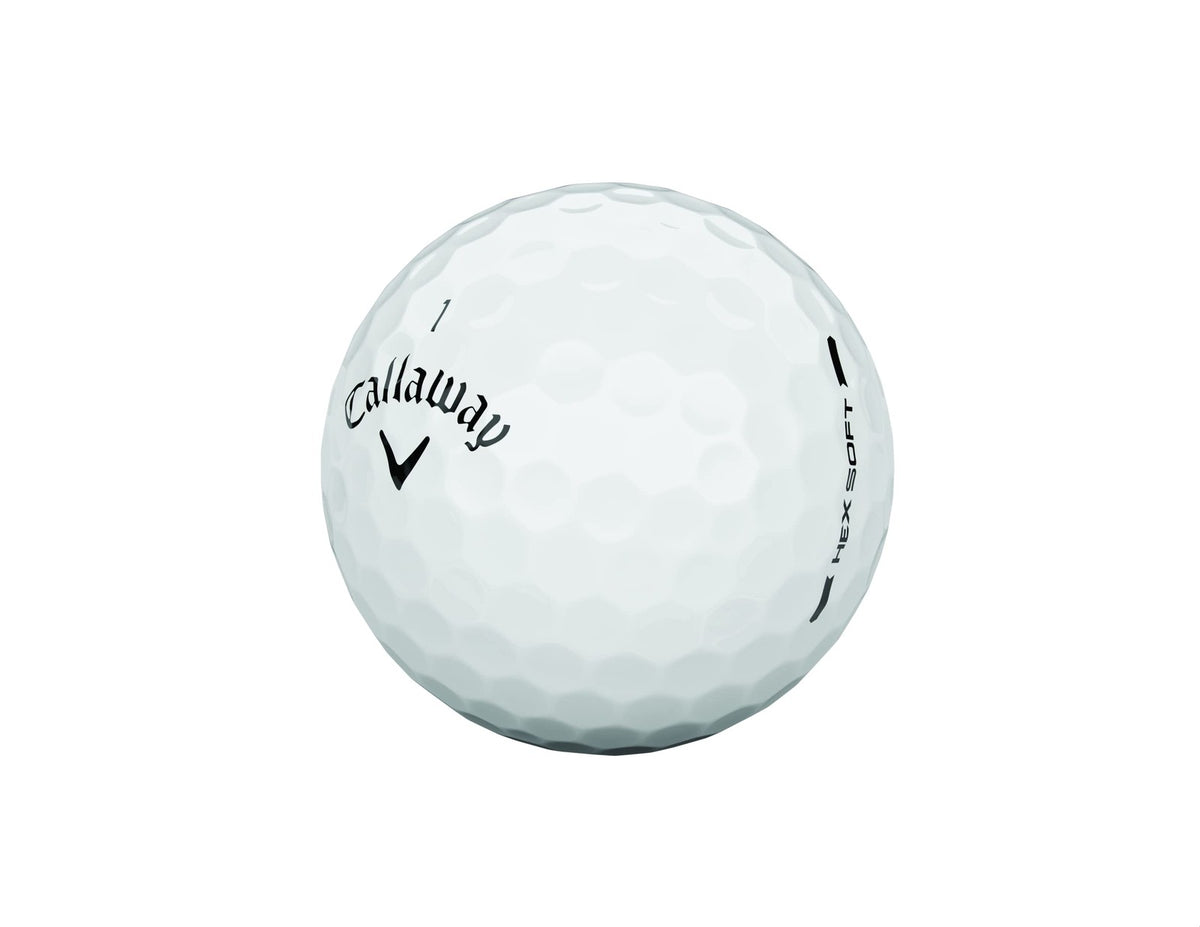 Hex Soft Golf Balls 2 Dozen Pack - Low Compression Distance Balls for Straight Shots