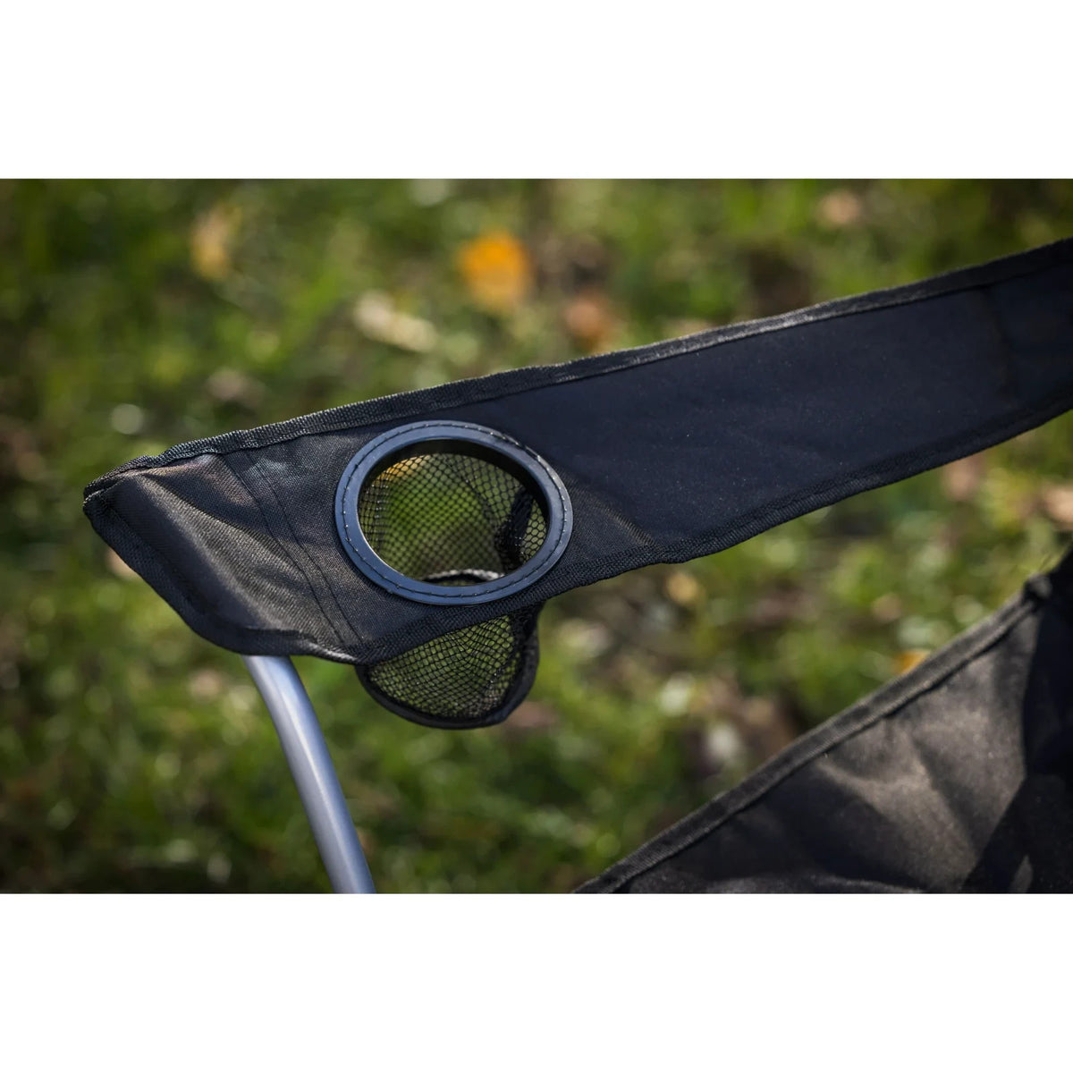 Heavy Duty Folding Camping Chair with Cup Holder - Oversized Portable Seat
