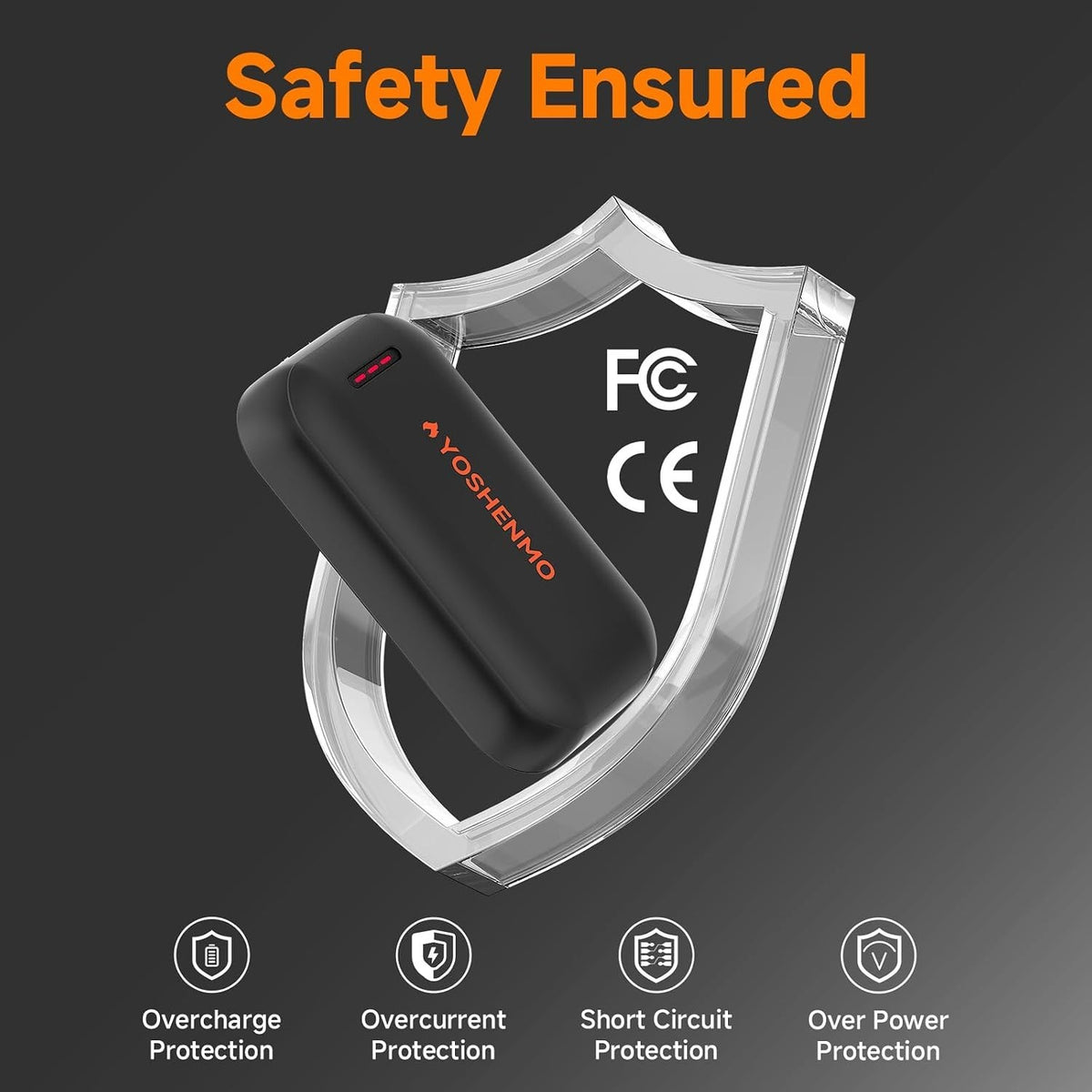 Rechargeable Electric Hand Warmers - Reusable Pocket Heaters for Winter, Camping & Outdoors (2 Pack)