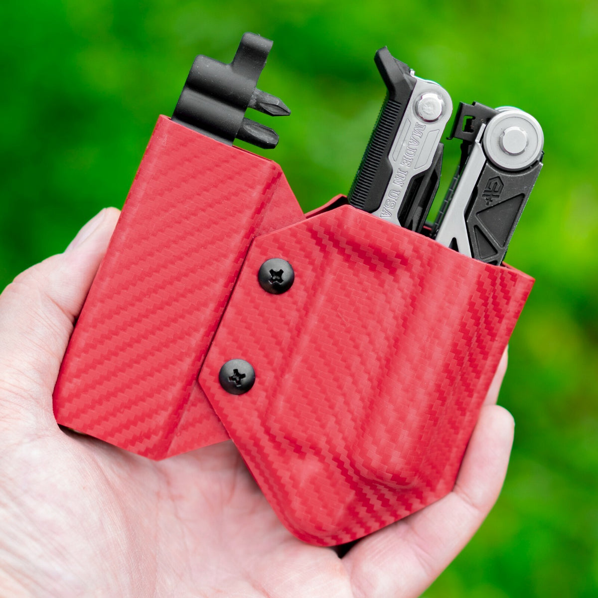 Kydex Multitool Sheath for Gerber CENTER-DRIVE & Bit Sidecar - Custom Fit, Made in USA