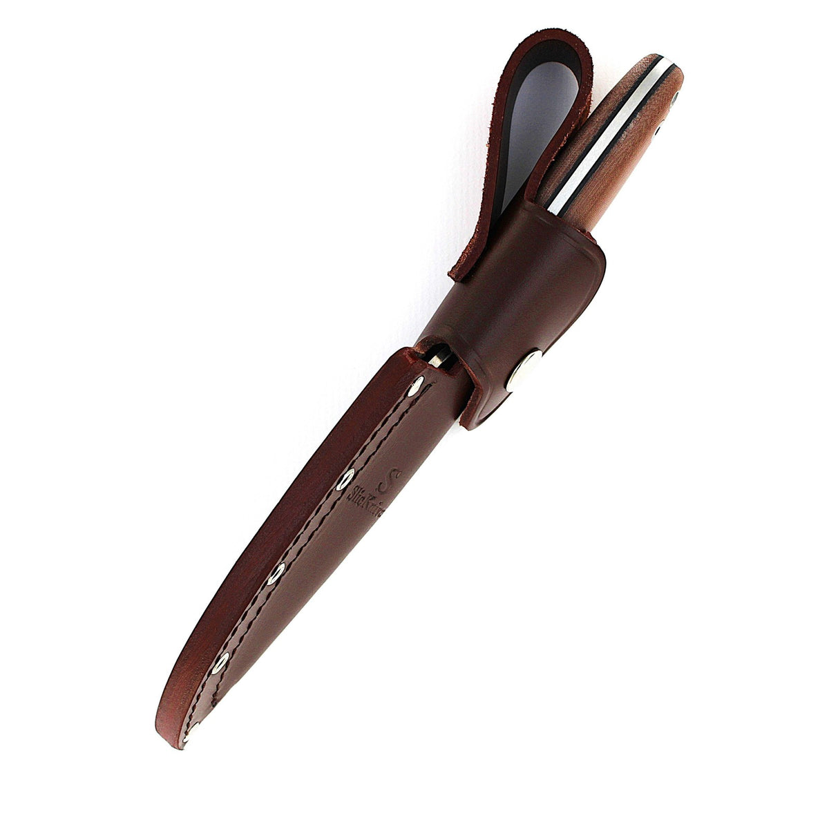 SlicKnives Curve 4.5 Brown Roach Belly Bird & Trout Knife