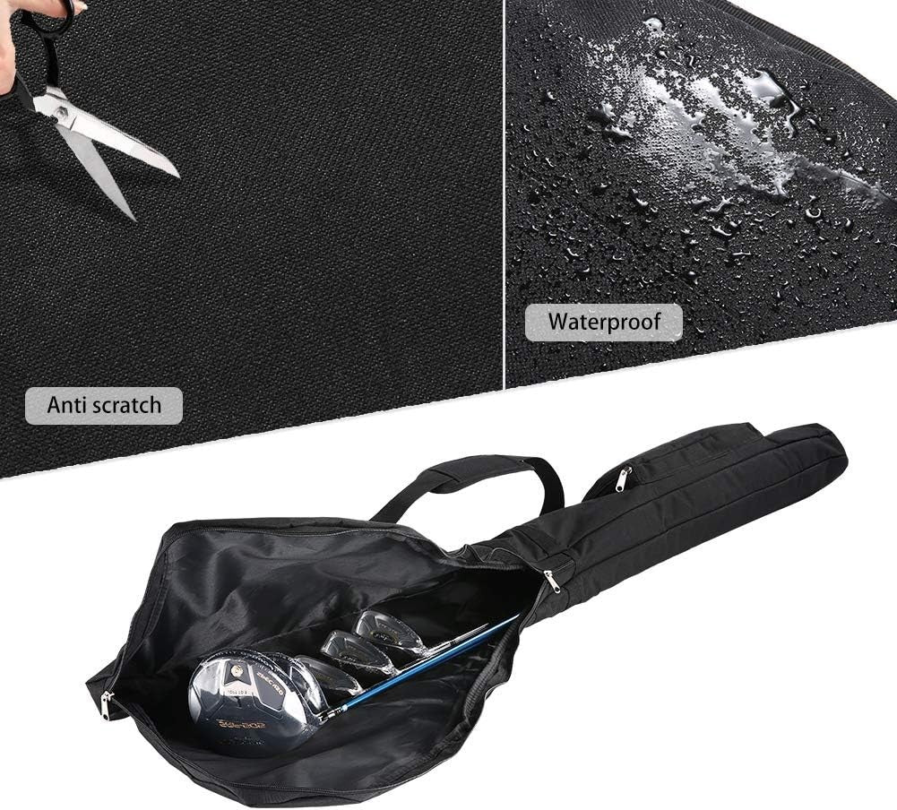 Lightweight Portable Golf Bag for 6-8 Clubs & Accessories - Travel Friendly
