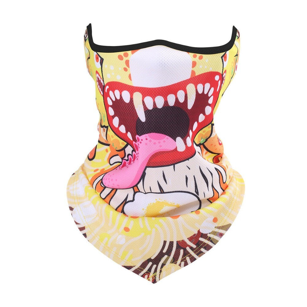 Unbranded Animal Print Face Cover Mask - Neck Gaiter for Outdoor Sports