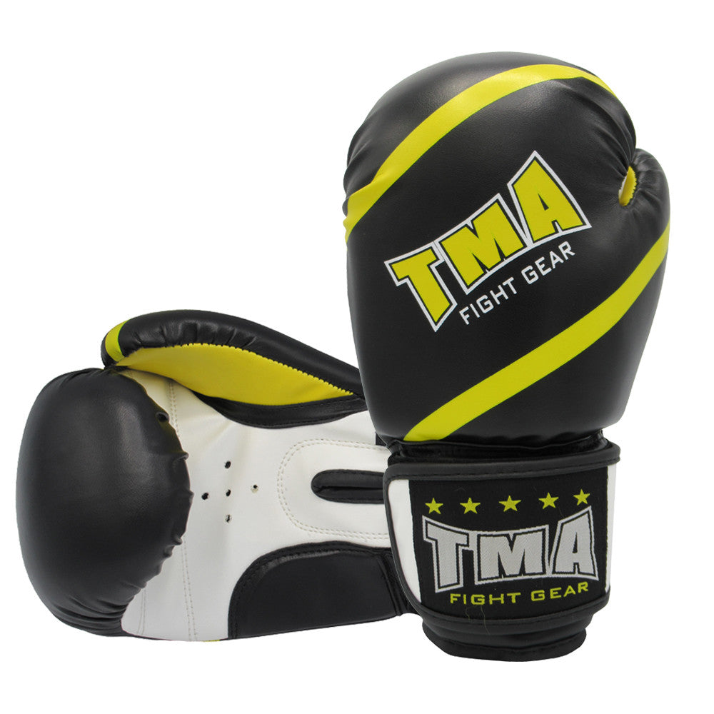 Boxing Gloves for MMA, Muay Thai, and Training - Durable Leather Punching Gloves