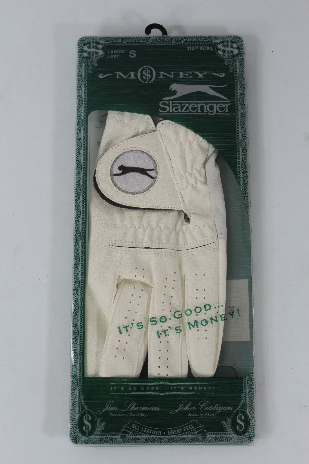 Women's Leather Golf Glove Left Hand Small & Large Sizes - Durable & Comfortable