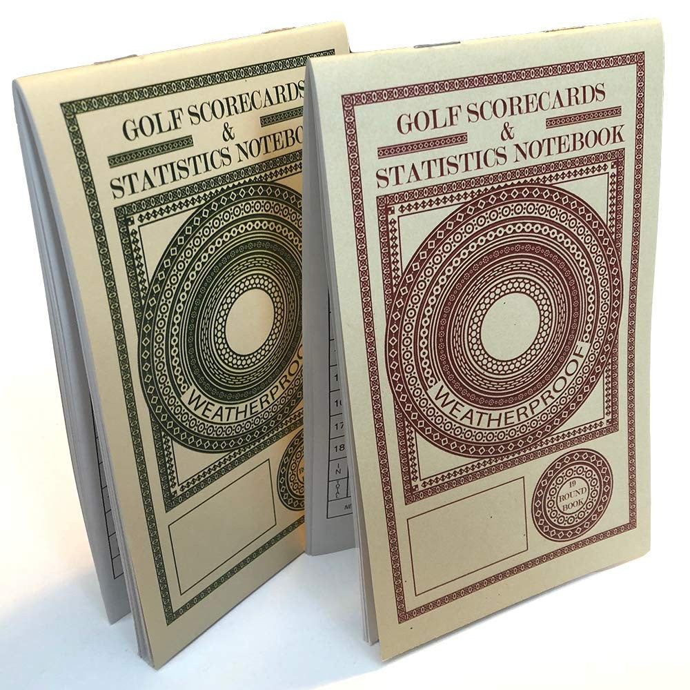 Weatherproof Golf Scorecard Book - Fits Golf Scorecard Holders & Pockets