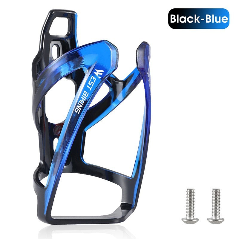 Ultralight Bicycle Water Bottle Cage - Mountain & Road Bike Ready, Colorful Gradient Finish