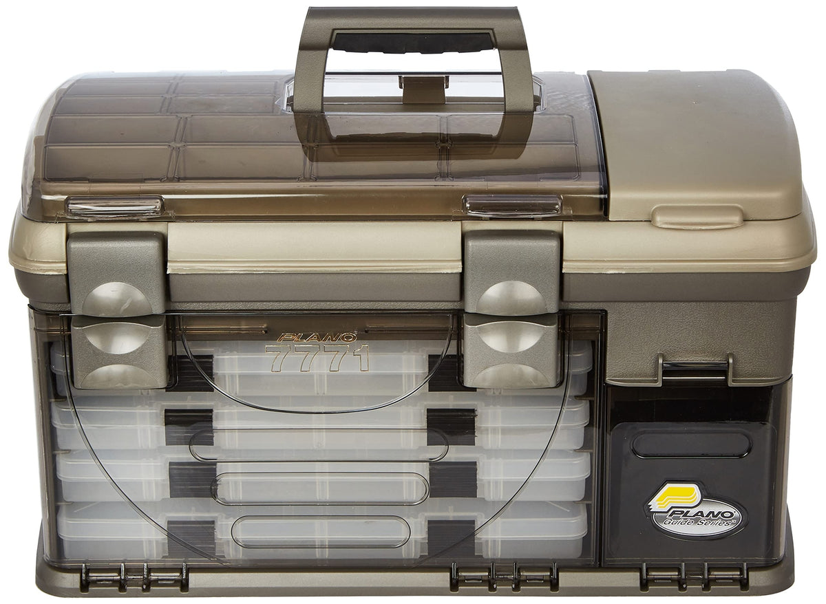 Premium Tackle Storage System with Removable Bait Racks - Fishing Gear Organizer