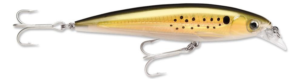 Saltwater Fishing Lure 4 Inch X-Rap SXR-10 Ripbait with 3X Steel Hooks